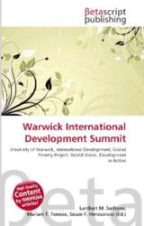 Warwick International Development Summit: University of