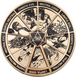 Dungeons & Dragons 24k Gold Plated