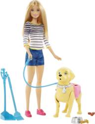 Barbie - Walk and Potty Pup