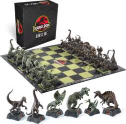 Jurassic park chess set