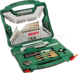100 daļu Bosch Titanium komplekts