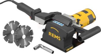 REMS rievu frēze Krokodil 125 Basic-Pack