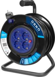 ORNO Cable reel with 4 fixed