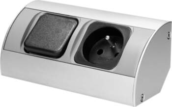 ORNO Under-cabinet electrical socket with switch