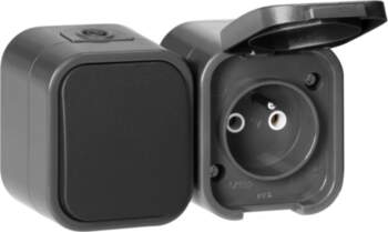 ORNO Surface-mounted single-pole switch + Single