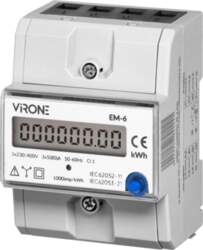 ORNO Three-phase energy indicator, 80A, additional