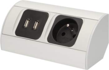 ORNO Under-cabinet electrical socket with USB
