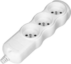 ORNO Multi-socket splitter 3x2P+E, white