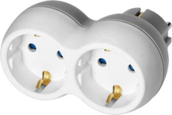 ORNO Power socket splitter 2x2P+E (Schuko)