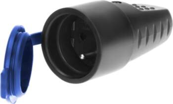 ORNO Rubber plug-in socket 2P+E