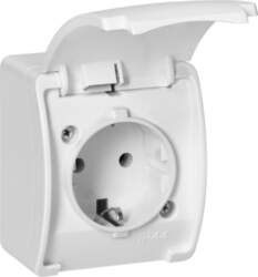 ORNO Single socket 2P+E Schuko AQUATIC