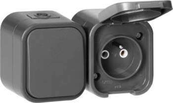 ORNO Surface-mounted single-pole switch + Single
