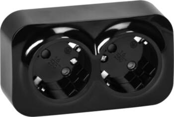 ORNO ToDo Double socket 2x2P+E, Schuko