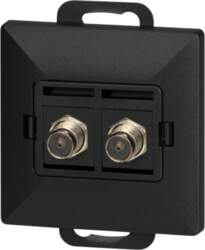 ORNO Double socket type F Pearl