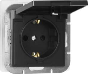ORNO Flush-mounted single socket 2P+E Schuko