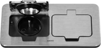 ORNO Hermetic double socket, rectangular, IP55
