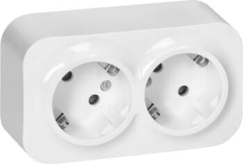 ORNO ToDo Double socket 2x2P+E, Schuko