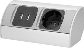 ORNO Under-cabinet electrical socket with USB