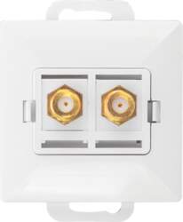ORNO Double socket type F Pearl