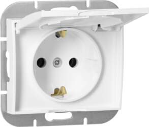 ORNO Flush-mounted single socket 2P+E Schuko