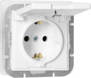 ORNO Flush-mounted single socket 2P+E Schuko