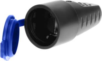 ORNO Rubber plug-in socket 2P+E
