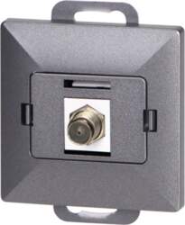 ORNO Single socket type F Pearl