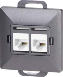 ORNO Double socket tel-comp. RJ-45 Cat5