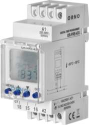 ORNO DIN rail weekly digital timer