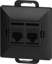 ORNO Double socket tel-comp. RJ-45 Cat5