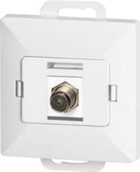ORNO Single socket type F Pearl