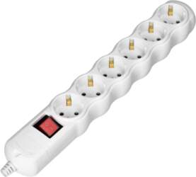ORNO Socket splitter 6x2P+E (Schuko)
