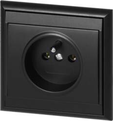 ORNO Flush-mounted single socket 2P+E Luna