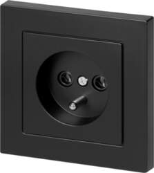 ORNO Flush-mounted single socket 2P+E Malta