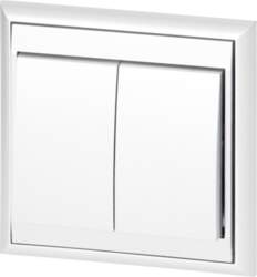ORNO Flush-mounted two-button switch Luna, 10A