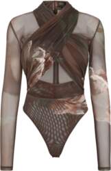 Bardot - Aliyah Printed Wrap Bodysuit