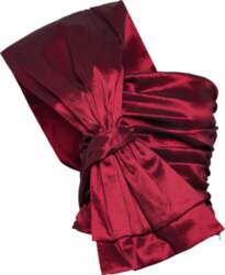 Bubbleroom - One Shoulder Bow Top