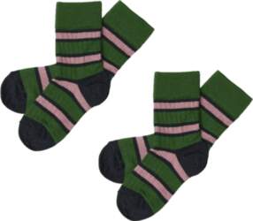 FUB - 2-Pack Two-Tone Stripe Socks