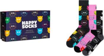 Happy Socks - 3-Pack Mixed Cat