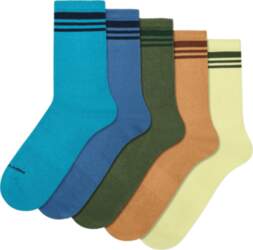 Happy Socks - 5-Pack Solid Stripe