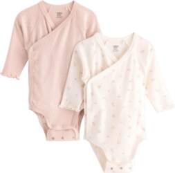 Lindex - 2-Pack Wrap Bodysuits In