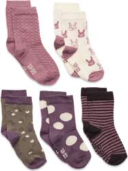 Minymo - Socks W. Pattern (5-Pack)