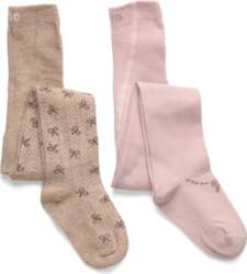Minymo - Stockings W. Pattern (2-Pack)