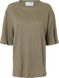 Selected - Slfvilja Linen Ss Tee