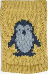 Smallstuff - Knitted Flag, Pinguin, Blue