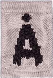 Smallstuff - Knitted Letter Å, Nature