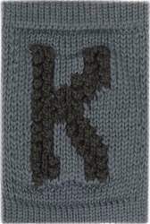 Smallstuff - Knitted Letter K, Blue