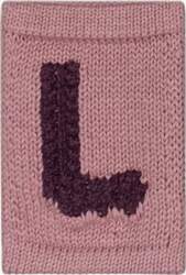 Smallstuff - Knitted Letter L, Rose