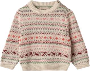 Wheat - Jacquard Pullover Olga -