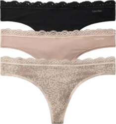 Calvin Klein - Thong 3Pk -